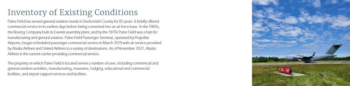 Inventory of Existing Conditions